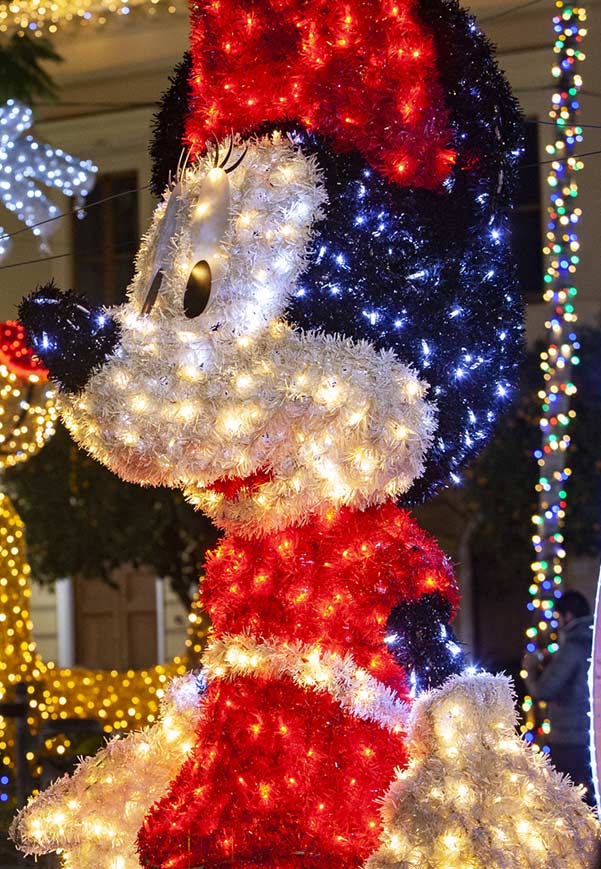 Luci d'artista Disney Natale a Sorrento